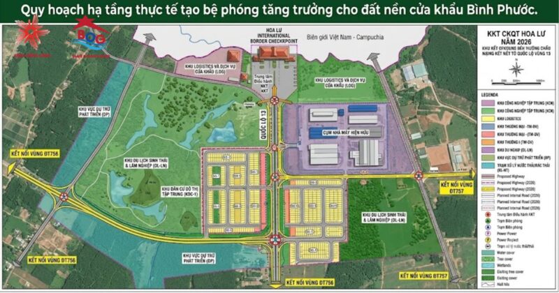 đất nền cửa khẩu Bình Phước