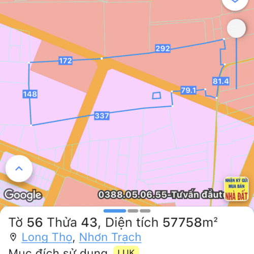 Khu Đất Nhơn Trạch DNNT- 001